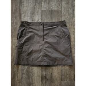 L. L. BEAN Athletic Lined Outdoor Hiking Cargo Skort Sz 12 Golf Beach Travel
